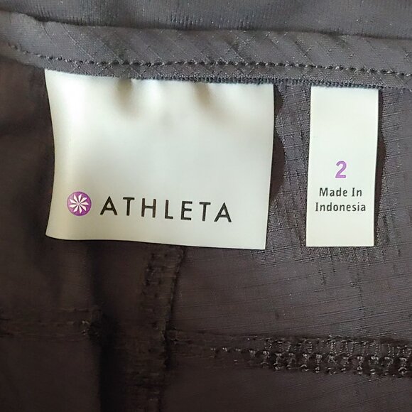 ATHLETA Black Cargo Trekkie Women Shorts Size 2 - Picture 7 of 11
